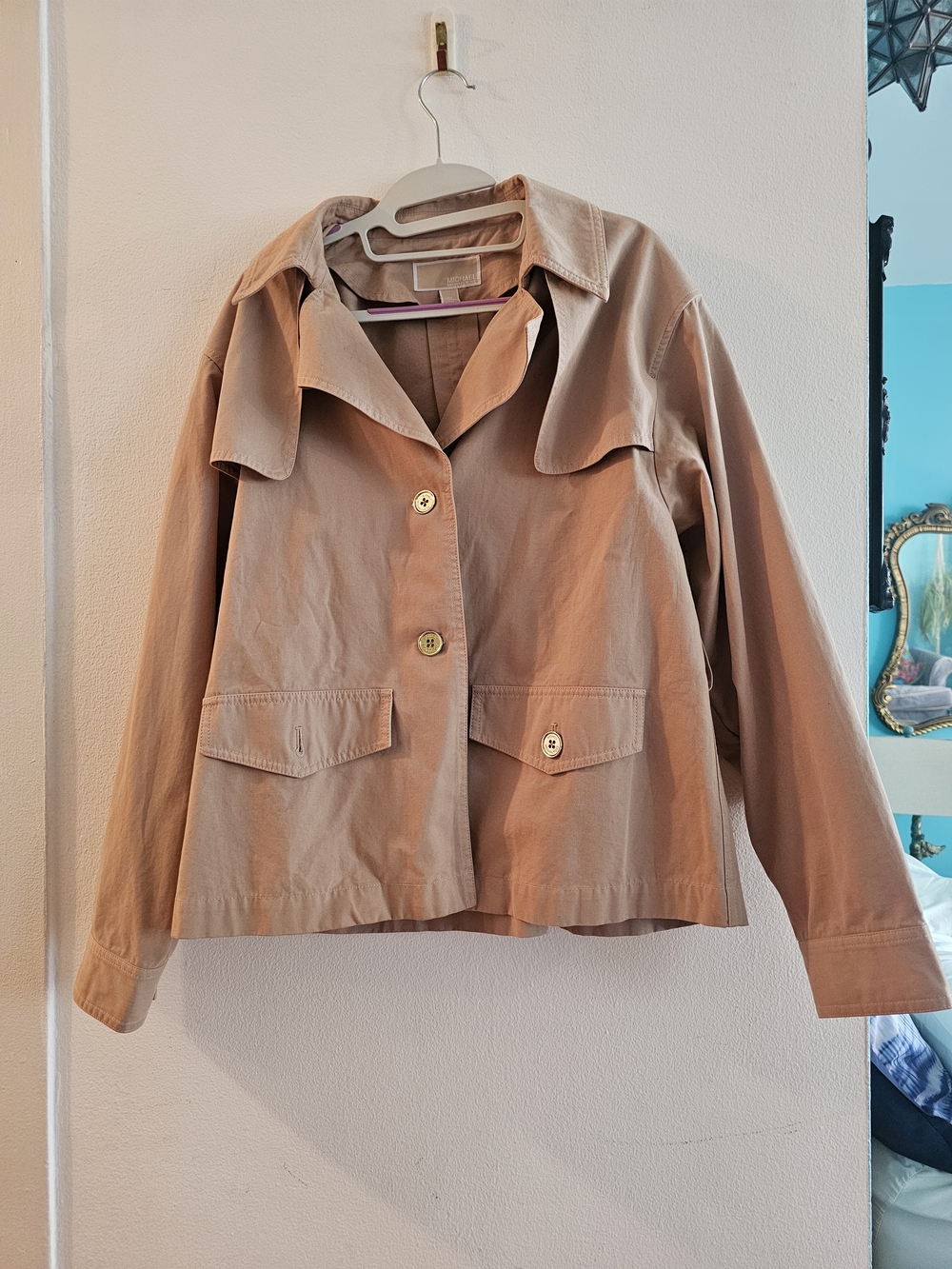 MICHAEL Michael Kors Beige Trench Jacket